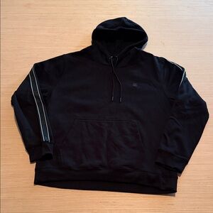 DKNY Black Hoodie with Subtle Sleeve Accents
